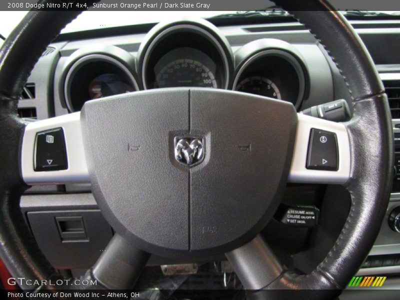 Sunburst Orange Pearl / Dark Slate Gray 2008 Dodge Nitro R/T 4x4