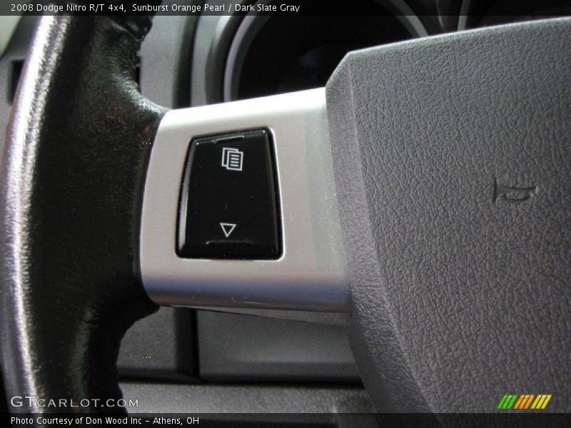 Sunburst Orange Pearl / Dark Slate Gray 2008 Dodge Nitro R/T 4x4