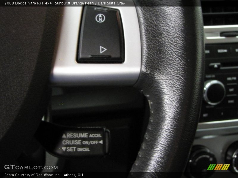 Sunburst Orange Pearl / Dark Slate Gray 2008 Dodge Nitro R/T 4x4