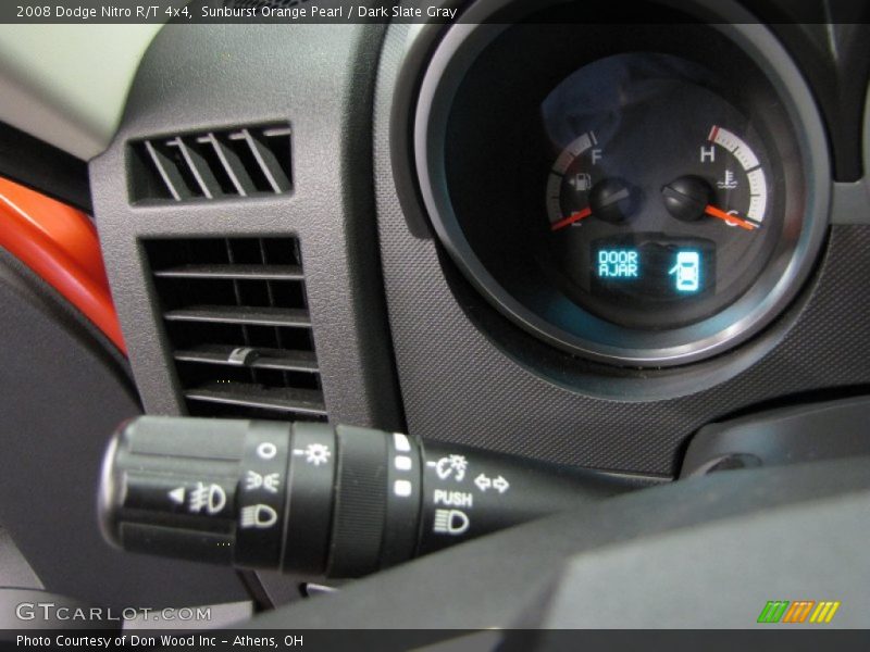 Sunburst Orange Pearl / Dark Slate Gray 2008 Dodge Nitro R/T 4x4