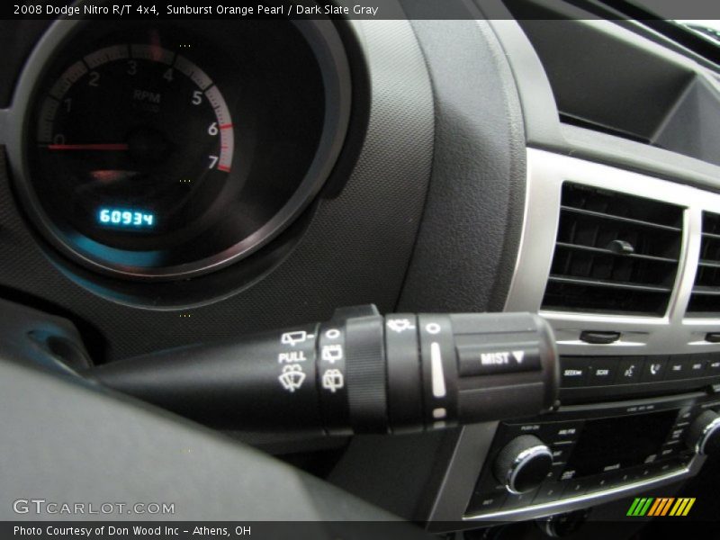 Sunburst Orange Pearl / Dark Slate Gray 2008 Dodge Nitro R/T 4x4