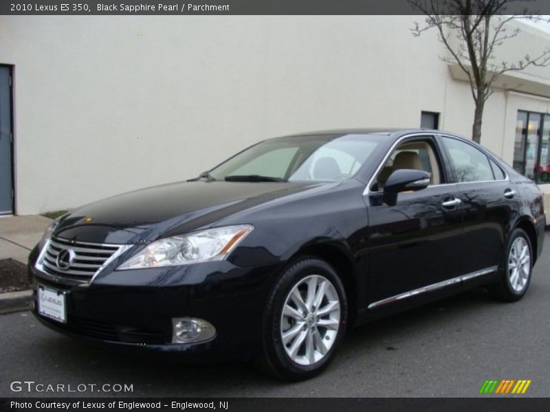 Black Sapphire Pearl / Parchment 2010 Lexus ES 350