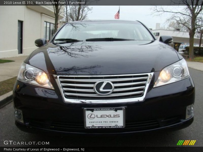 Black Sapphire Pearl / Parchment 2010 Lexus ES 350