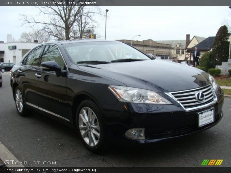 Black Sapphire Pearl / Parchment 2010 Lexus ES 350