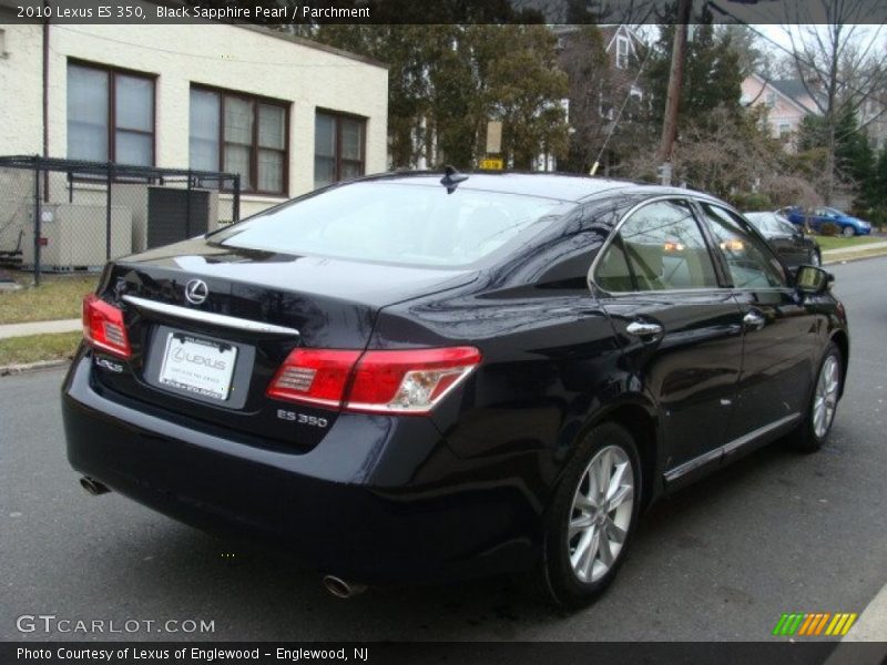 Black Sapphire Pearl / Parchment 2010 Lexus ES 350