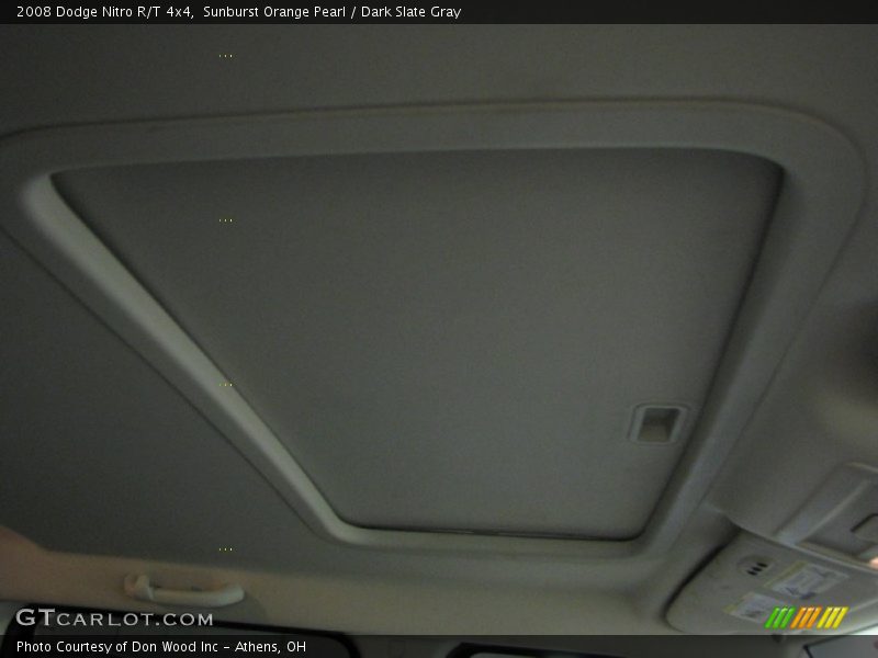 Sunburst Orange Pearl / Dark Slate Gray 2008 Dodge Nitro R/T 4x4