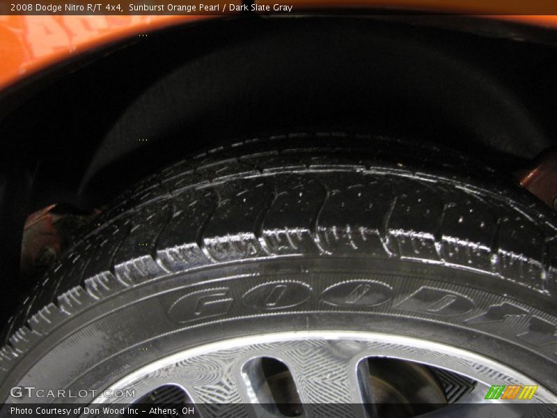 Sunburst Orange Pearl / Dark Slate Gray 2008 Dodge Nitro R/T 4x4