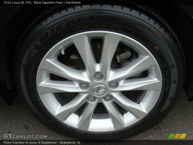 Black Sapphire Pearl / Parchment 2010 Lexus ES 350