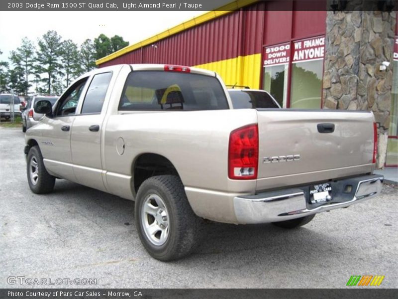 Light Almond Pearl / Taupe 2003 Dodge Ram 1500 ST Quad Cab