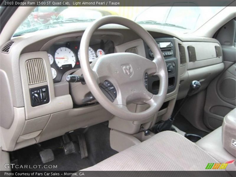  2003 Ram 1500 ST Quad Cab Taupe Interior