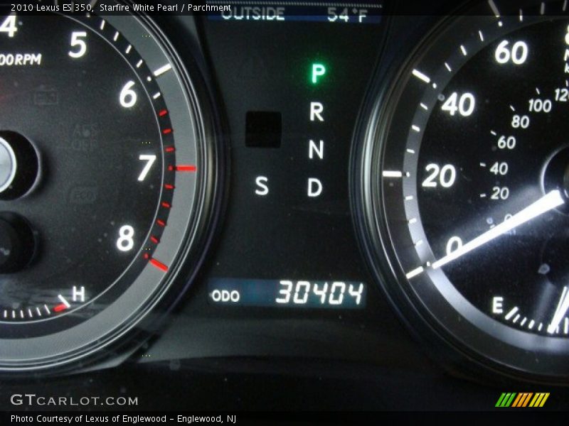 Starfire White Pearl / Parchment 2010 Lexus ES 350