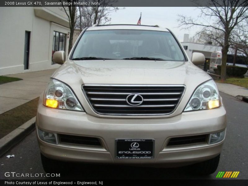 Savannah Beige Metallic / Ivory 2008 Lexus GX 470