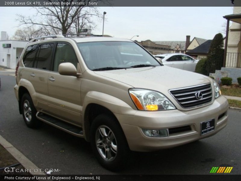 Savannah Beige Metallic / Ivory 2008 Lexus GX 470