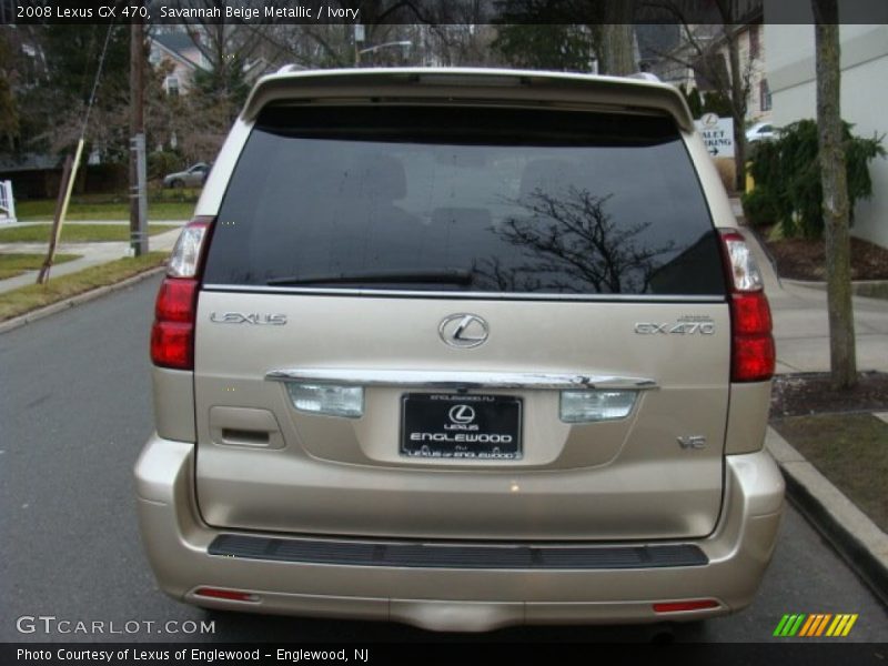 Savannah Beige Metallic / Ivory 2008 Lexus GX 470