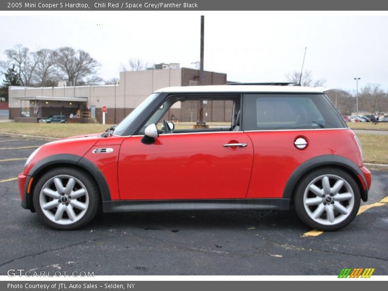 Chili Red / Space Grey/Panther Black 2005 Mini Cooper S Hardtop