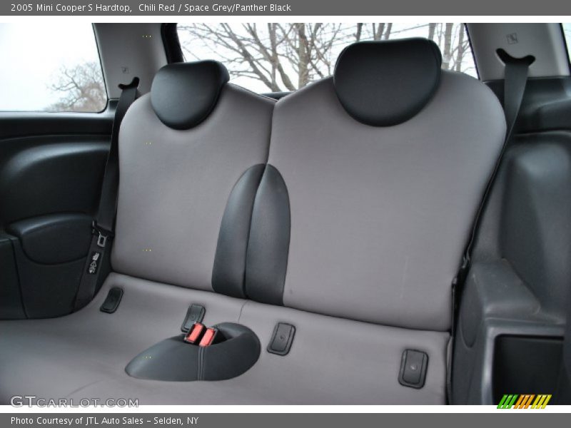 Rear Seat of 2005 Cooper S Hardtop