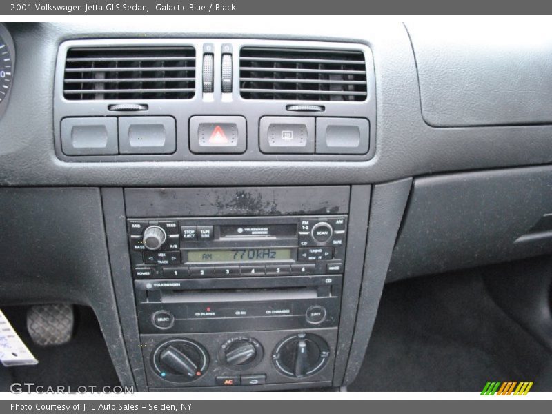 Galactic Blue / Black 2001 Volkswagen Jetta GLS Sedan