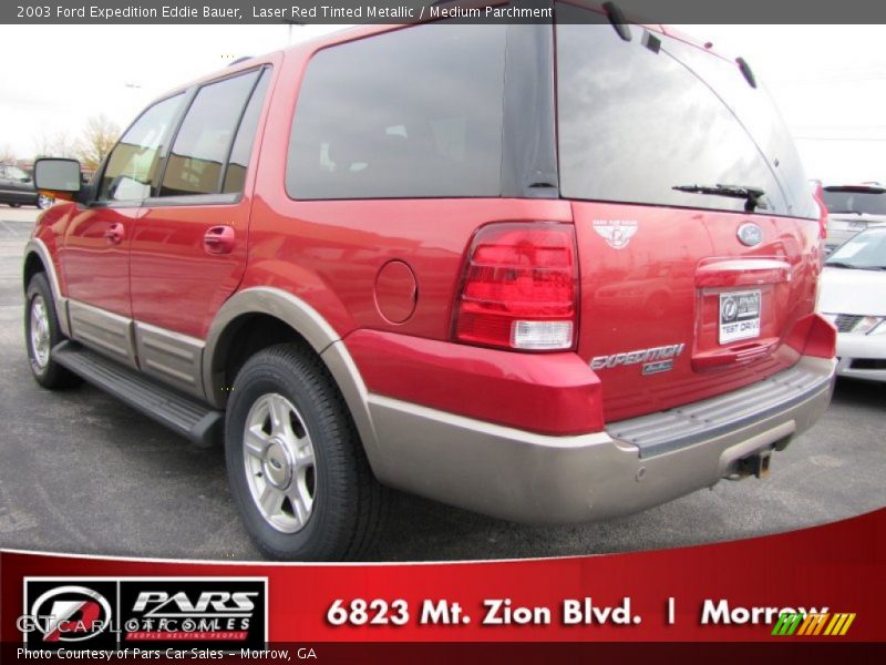Laser Red Tinted Metallic / Medium Parchment 2003 Ford Expedition Eddie Bauer