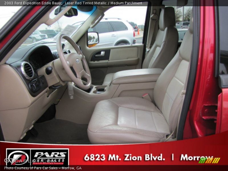 Laser Red Tinted Metallic / Medium Parchment 2003 Ford Expedition Eddie Bauer