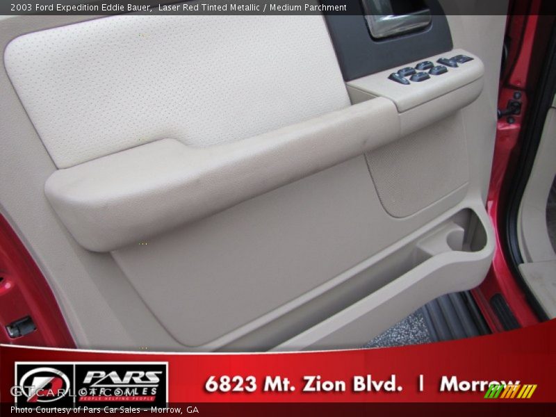Laser Red Tinted Metallic / Medium Parchment 2003 Ford Expedition Eddie Bauer