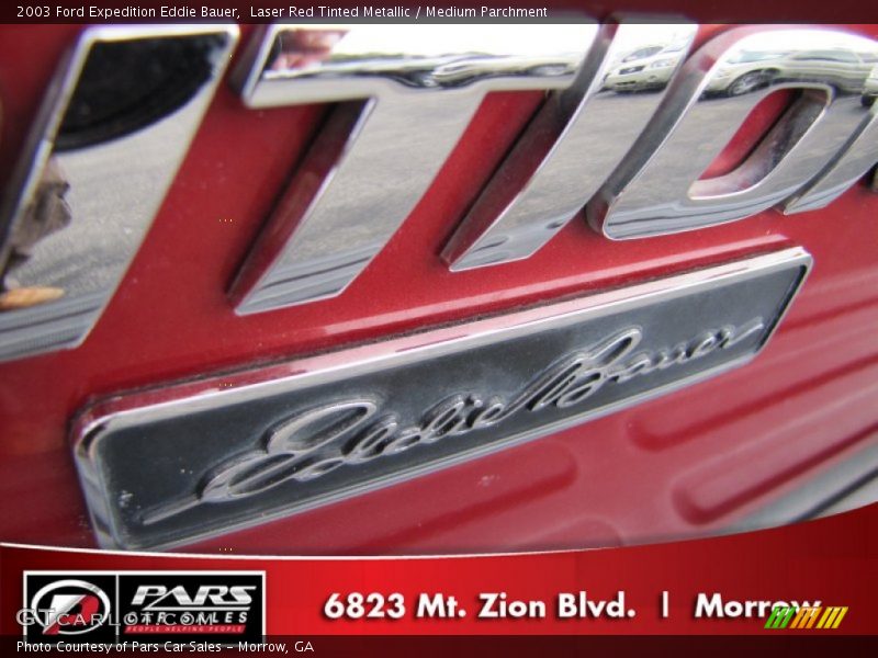 Laser Red Tinted Metallic / Medium Parchment 2003 Ford Expedition Eddie Bauer
