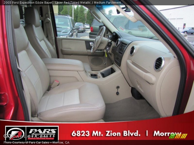 Laser Red Tinted Metallic / Medium Parchment 2003 Ford Expedition Eddie Bauer