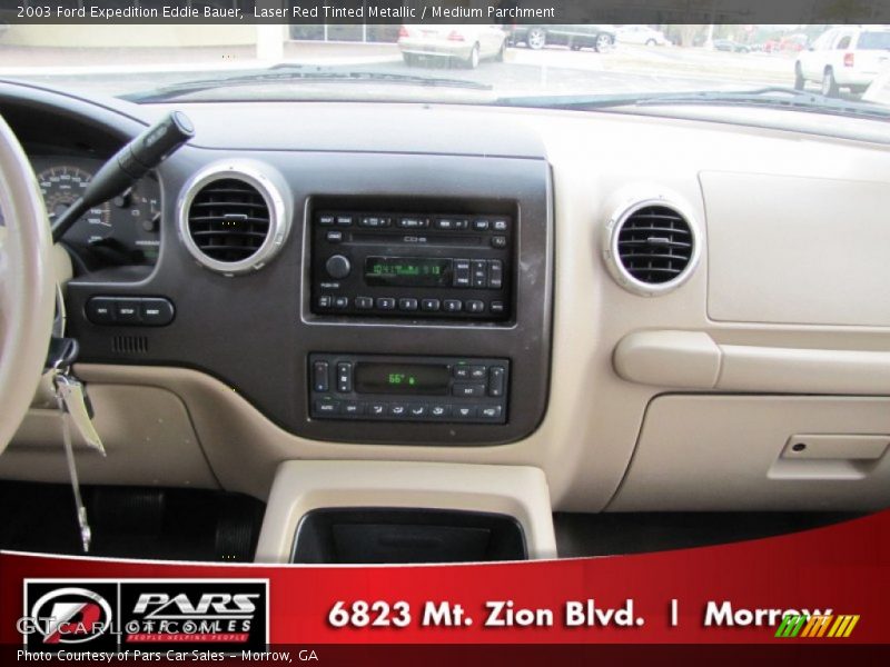 Laser Red Tinted Metallic / Medium Parchment 2003 Ford Expedition Eddie Bauer