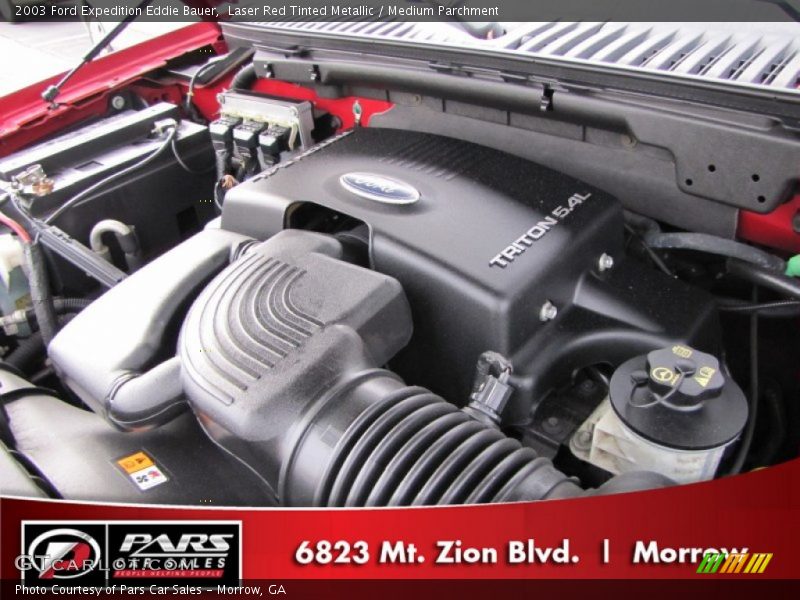 Laser Red Tinted Metallic / Medium Parchment 2003 Ford Expedition Eddie Bauer