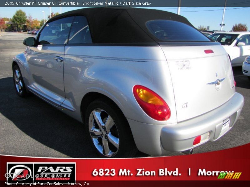 Bright Silver Metallic / Dark Slate Gray 2005 Chrysler PT Cruiser GT Convertible