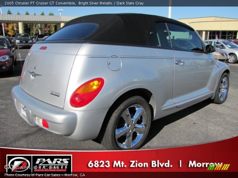 Bright Silver Metallic / Dark Slate Gray 2005 Chrysler PT Cruiser GT Convertible