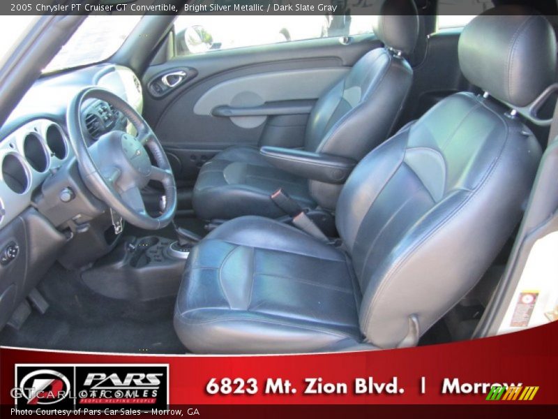Bright Silver Metallic / Dark Slate Gray 2005 Chrysler PT Cruiser GT Convertible