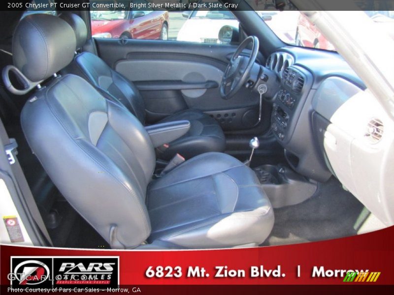 Bright Silver Metallic / Dark Slate Gray 2005 Chrysler PT Cruiser GT Convertible