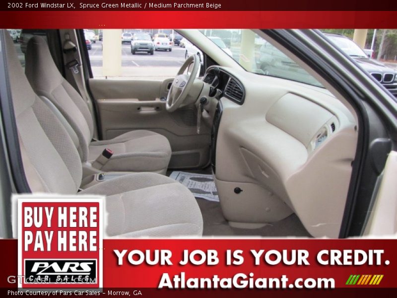 Spruce Green Metallic / Medium Parchment Beige 2002 Ford Windstar LX