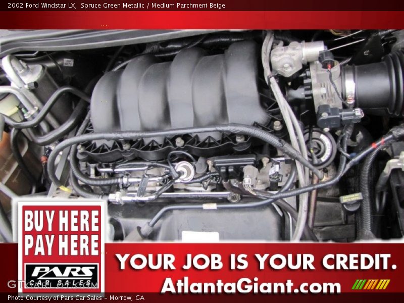Spruce Green Metallic / Medium Parchment Beige 2002 Ford Windstar LX