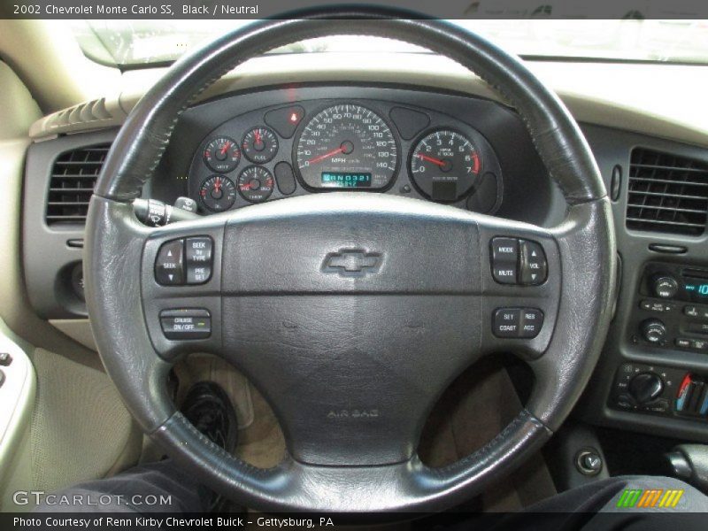 Black / Neutral 2002 Chevrolet Monte Carlo SS