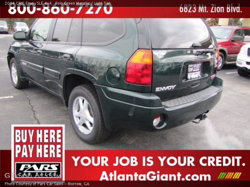 Polo Green Metallic / Light Tan 2004 GMC Envoy SLE 4x4