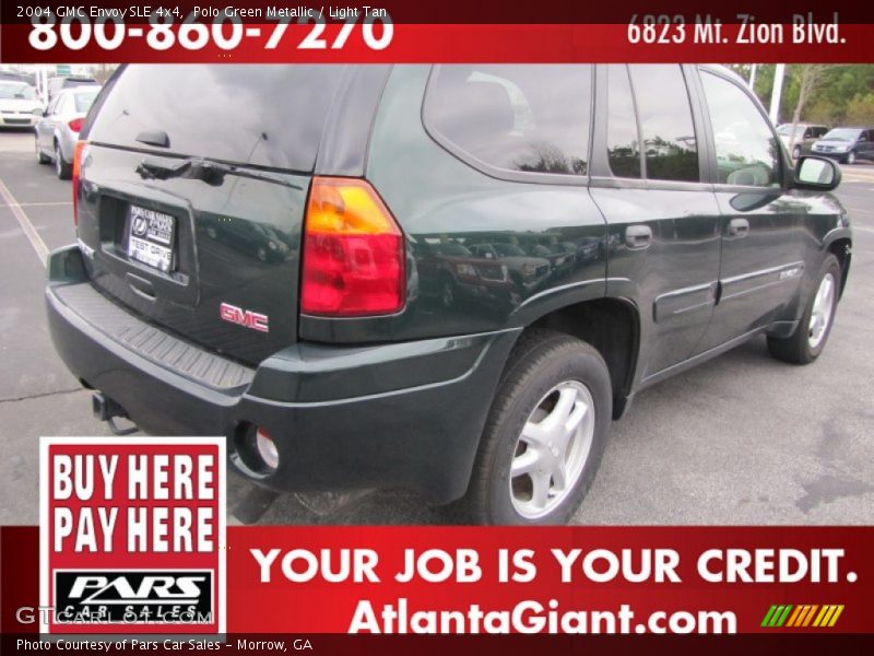 Polo Green Metallic / Light Tan 2004 GMC Envoy SLE 4x4