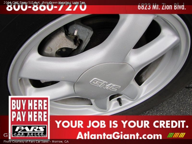 Polo Green Metallic / Light Tan 2004 GMC Envoy SLE 4x4