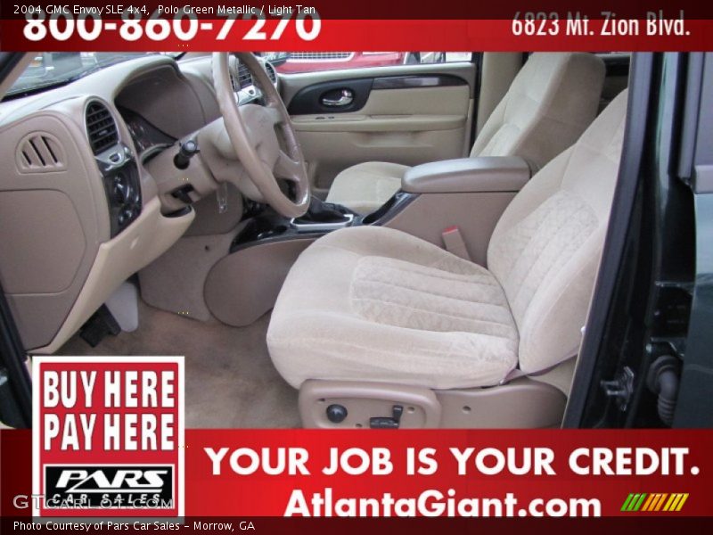 Polo Green Metallic / Light Tan 2004 GMC Envoy SLE 4x4