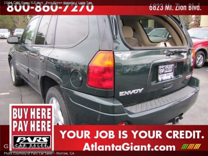 Polo Green Metallic / Light Tan 2004 GMC Envoy SLE 4x4