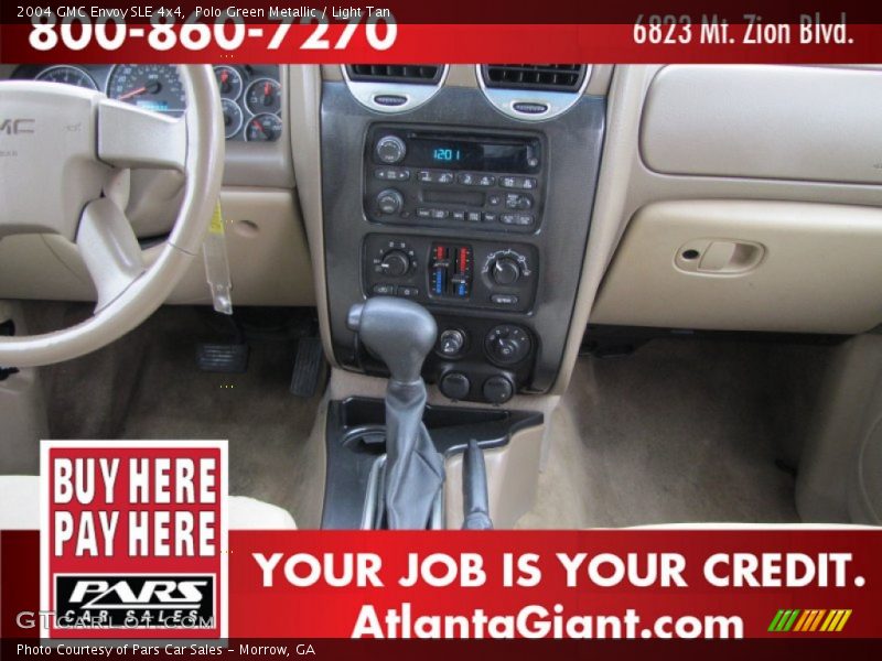 Polo Green Metallic / Light Tan 2004 GMC Envoy SLE 4x4