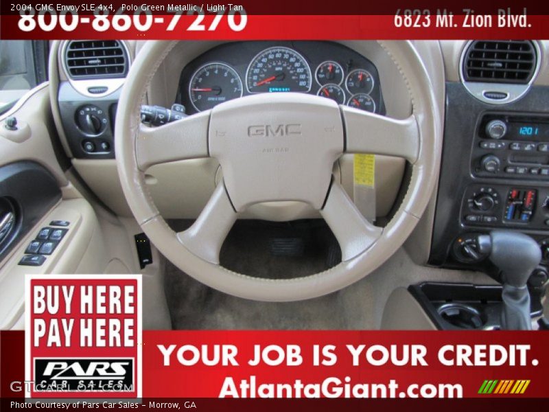 Polo Green Metallic / Light Tan 2004 GMC Envoy SLE 4x4