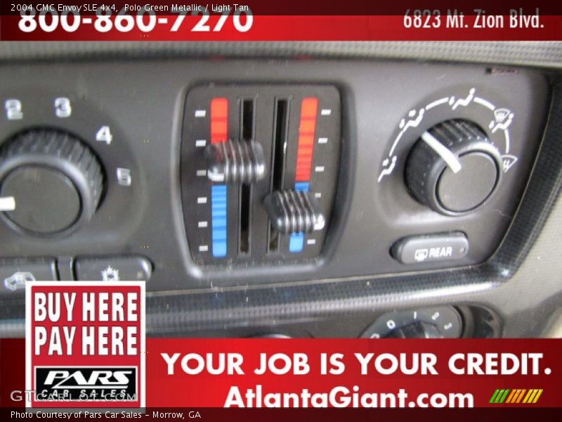 Polo Green Metallic / Light Tan 2004 GMC Envoy SLE 4x4