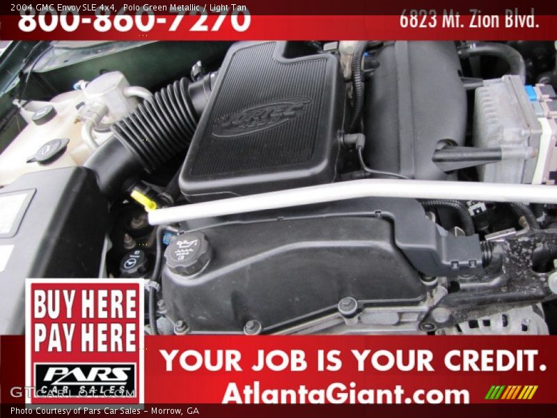 Polo Green Metallic / Light Tan 2004 GMC Envoy SLE 4x4