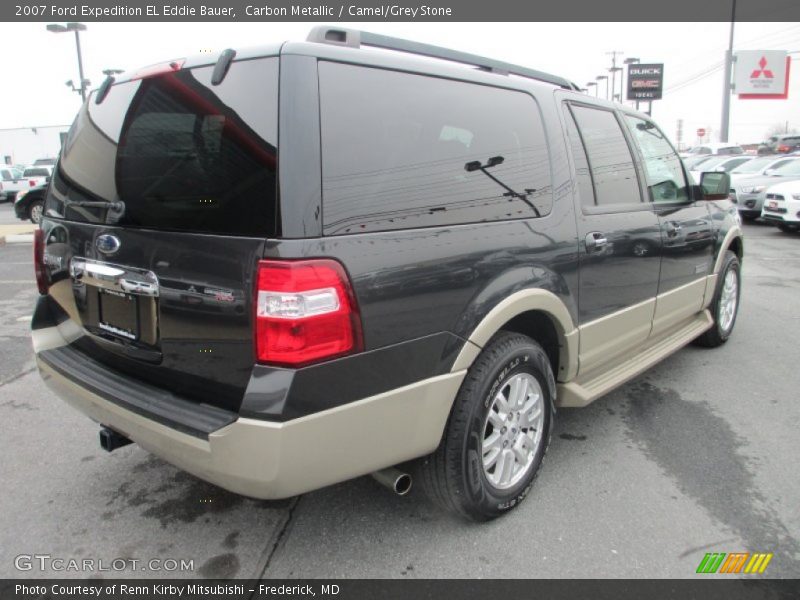 Carbon Metallic / Camel/Grey Stone 2007 Ford Expedition EL Eddie Bauer