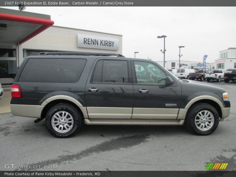 Carbon Metallic / Camel/Grey Stone 2007 Ford Expedition EL Eddie Bauer