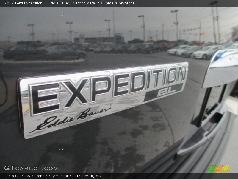Carbon Metallic / Camel/Grey Stone 2007 Ford Expedition EL Eddie Bauer