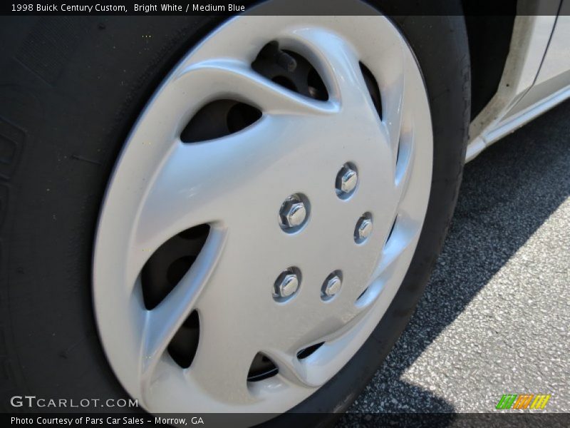 Bright White / Medium Blue 1998 Buick Century Custom