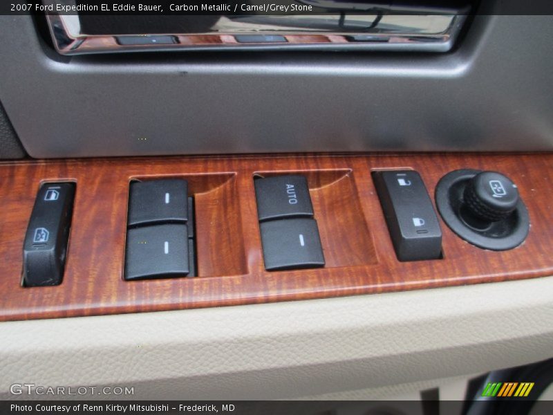 Carbon Metallic / Camel/Grey Stone 2007 Ford Expedition EL Eddie Bauer