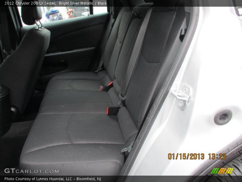 Bright Silver Metallic / Black 2012 Chrysler 200 LX Sedan